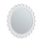James Martin Vanities Scalloped Round 28'' Mirror, Bright White 244-MR32-BW - alternate 3